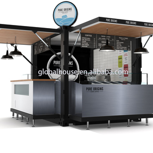 Conception de kiosque de restauration rapide en conteneur préfabriqué, <span class=keywords><strong>restaurant</strong></span> en conteneur mobile, café en conteneur - Product Image 5
