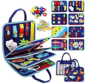 <span class=keywords><strong>Livre</strong></span> d'activités en feutre Happy Jack pour l'apprentissage préscolaire des tout-petits - Product Image 1