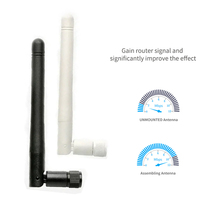 Antenne Wi-Fi à gain élevé pour usine, Tri-bande 2.4GHz 5GHz 6GHz, Antenne en caoutchouc sans fil 2.4G pour modem