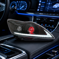 Feux avant de voiture, accessoires auto pour Ford Focus 2009-2011, ensemble de phares LED, mise à niveau, style Demon Eyes, lentille de projecteur