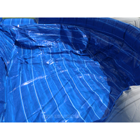 Toboggan aquatique gonflable Flowmark de 20 pieds de haut pour enfants, avec piscine, idéal pour les fêtes dans la cour et sur la plage