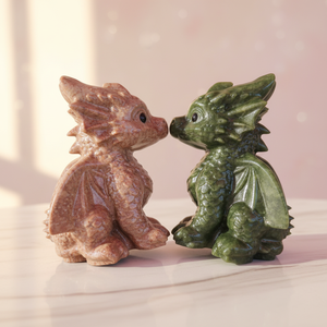 ขายส่ง งานแกะสลักมือรูปมังกรคริสตัล ขนาด 5*8 ซม. หินคริสตัลบำบัด หยก มังกรบิน ของตกแต่งบ้านตามหลักฮวงจุ้ย - Product Image 3