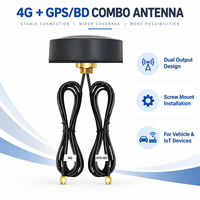 Antenne combinée 4G LTE GPS BeiDou à double sortie, montage à vis, antenne externe verticale pour terminal de suivi IoT et télématique de véhicule