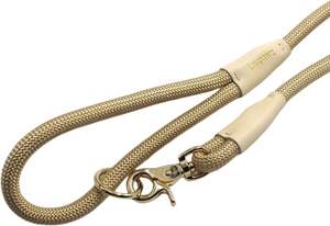 Lucpawz Lobster Snap Pet Leash 5 pies, correa de nylon fuerte especial, correa de perro de cuerda de color sólido para todas las razas (oro, 5 pies * 10mm) - Product Image 4