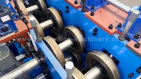 Machine de formage automatique de profilés en acier pour poutrelles C et Z avec moteur à engrenages PLC et roulement de moteur