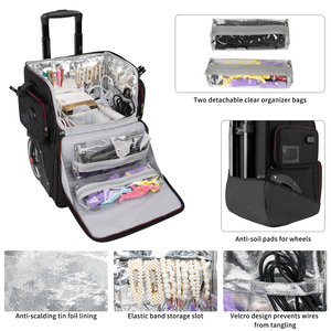 Vali kéo đựng dụng cụ làm tóc, trang điểm, dành cho thợ làm tóc, salon, năm <span class=keywords><strong>2025</strong></span> - Product Image 3