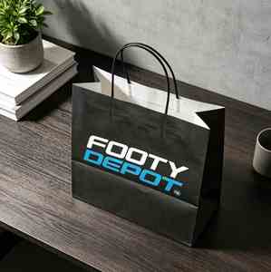 Custom Recyclable Kraft Paper Bag with Silk Screen Printed Twist Paper Handles High Quality Packaging Bags - Product Image 2