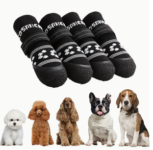 Chaussettes pour chien toutes saisons, imperméables, antidérapantes, durables, anti-salissures, faciles à nettoyer, respirantes, confortables, pour l'extérieur - Product Image 2