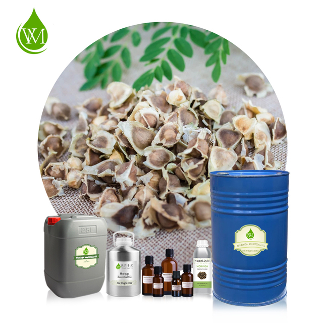 Cosmetic Grade Cold Pressed Pure Moringa Seed Oil (Pure Essential Oil) Certified Professional Face Hair Formulations for All