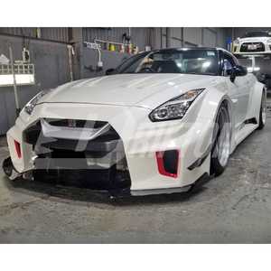 กันชนหน้าทรง LB V3 แบบ FRP Wide Body สำหรับ GTR R35 - Product Image 2