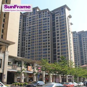 <span class=keywords><strong>Placa</strong></span> de Marco solar 3d para decoración exterior, revestimiento exterior ventilado, revestimiento externo, accesorios para paneles de fachadas, muros de cortina de aluminio - Product Image 4