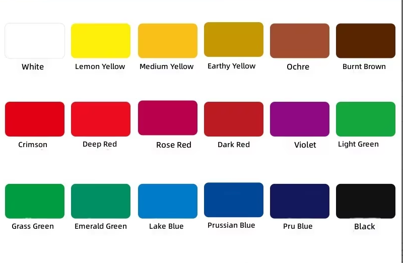 18 colors