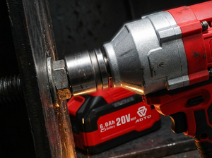 Llave de Impacto Industrial de 1250 Nm de Ultra Alto Torque, Inalámbrica, de 20 V y 6.0 Ah, para Obras de Construcción - Product Image 4