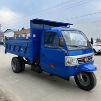 Véhicule de chantier diesel à quatre roues, économique, durable, hydraulique, à déchargement automatique, démarrage électrique, double siège