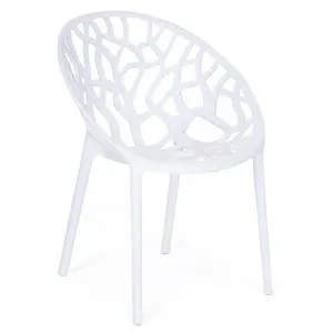 现代Nilkamal水晶塑料椅堆放植物庭院花园椅塑料