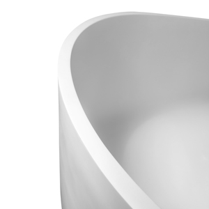 Baignoire autoportante Maydon Villa en surface solide élégante, baignoire de style moderne pour adultes à domicile - Product Image 3