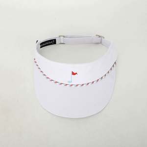 Casquette de golf à visière en corde pour sport en plein air, avec logo brodé personnalisé, protection solaire UV, séchage rapide, blanche, vente en gros usine BSCI - Product Image 6