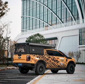 Hợp kim nhôm hardtop tán với Oxford vải trên mái nhà lều xe tải Topper cho TOYOTA HILUX Navara Pickup RAM 2500 - Product Image 3