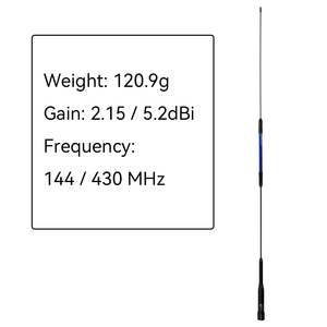 Antena Móvil Desmontable y Ensamblable de 144/430 MHz UHF con Conector para Radios Móviles, Uso en Viajes al Aire Libre, VHF y UHF - Product Image 2