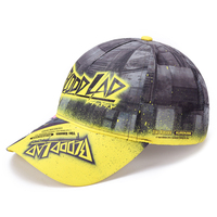 Casquette de baseball sportive ajustable à 6 panneaux, 100 % polyester, avec impression intégrale de logo personnalisé, idéale pour les événements promotionnels et la vente en gros