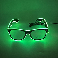 Neujahrs hochzeits-und Abschluss feier Neon brille-Mode 3D Luminous LED Glowing Sun glasses DJ Bar Supplies