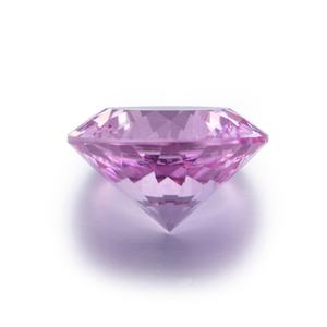 Zafiro Rosa Hidrotermal Redondo, Zafiro Rosa Creado en Laboratorio - Product Image 2