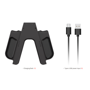 ニンテンドースイッチ2用2-in-1充電グリップ ジョイパッドハンドヘルドコントローラー充電器 ジョイパッド2用急速充電ベース - Product Image 2