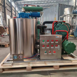 Machine automatique de fabrication de flocons de glace comestibles industrielle 3 tonnes 5 tonnes en acier inoxydable pour bateaux de pêche - Product Image 1