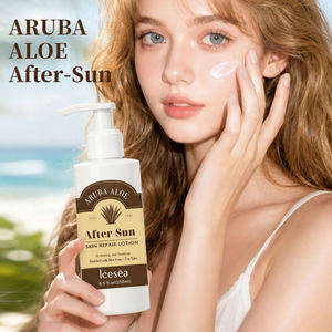 Lotion apaisante après-soleil à l'aloe vera d'Aruba avec logo personnalisé, hydratante, rafraîchissante, réparatrice des dommages du soleil, soin du corps, OEM 250ml - Product Image 1