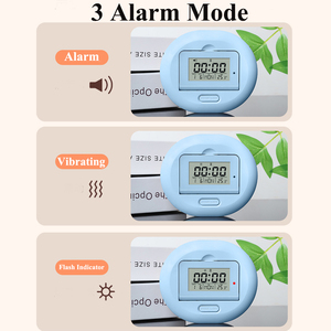 Reloj <span class=keywords><strong>Despertador</strong></span> Digital Vibratorio Silencioso para Dormitorio Inteligente y Ecológico, Funciona con Pilas, con Luz de Fondo y Temporizador, para Estudiantes y Viajeros - Product Image 5