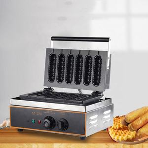 <span class=keywords><strong>Venta</strong></span> caliente comercial eléctrico crujiente maíz Hot Dog Waffle Maker antiadherente francés Muffin salchicha máquina - Product Image 5