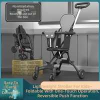 Poussette bébé pliable légère 360 °   Poussette de voyage bidirectionnelle pour tout-petits