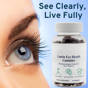 Salud Caramelo suave sin azúcar <span class=keywords><strong>Vitamina</strong></span> <span class=keywords><strong>C</strong></span> Gomitas Suplemento Hierro Luteína Éster Gummy Luteína Zeaxantina Ojos Gomitas - Product Image 2