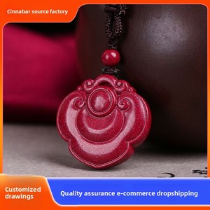 Collana con Ciondolo Buddista in Cinabro Artificiale Portafortuna per Ragazzi e Ragazze, Realizza Tutti i Desideri - Product Image 5