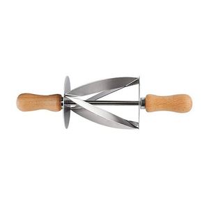 Top Seller New Baking Tool Stainless Steel Croissant Roller Cutter With Wooden Handle <b>Kitchen</b> Making Pastry Bread Tools - Product Image 5