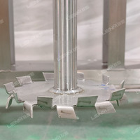 Homogénéisateur mélangeur cosmétique industriel en ligne avec roulement à engrenages 3/4 kW, capacité 10/20 L, multi-tension (220/380/400V), automatique