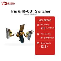 Moteur pas à pas VRS105 à double entraînement intégré, iris automatique Phi7.0-8.0mm 3.0-5V pour caméra de sécurité, moteurs pas à pas pour ouverture d'iris