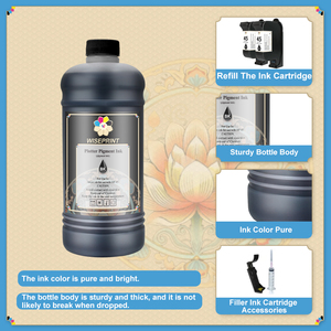 Wiseprint 45 para Cartucho de 1000 ml, Tinta de Secado Rápido a Base de Agua para Impresoras de Inyección de Tinta HP, Diseño de Ropa, <span class=keywords><strong>CAD</strong></span> y Ploteo de Etiquetas - Product Image 4