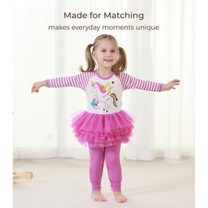 Mono de unicornio para bebé niña al por mayor, manga larga, tutú, suave y cómodo, para uso diario - Product Image 3