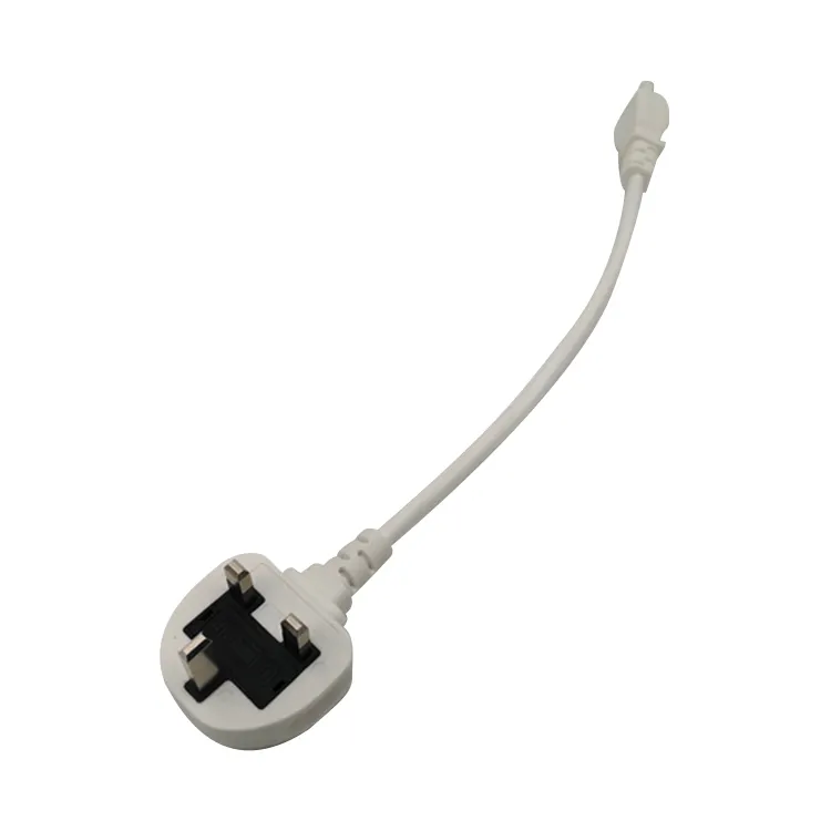 Hot Selling ToKT-8039 Uk Approved 3Ft Uk 3 Pin Plug To Iec C13 Female Connector Computer Ac Power Cord