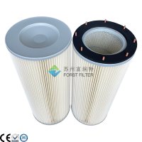 Collecteur de poussière industriel, extracteur de fumée de découpe laser, filtre à cartouche en polyester PTFE pour boulons à goujons