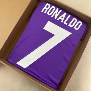 Camisetas de Fútbol Retro de Clubes de Fútbol con Corte Automatizado al por Mayor, Camisetas Vintage Negras R7 de 2008 # 7 Ropa Deportiva Transpirable de Secado Rápido para Hombre - Product Image 2