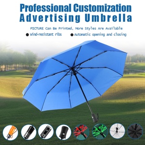 Business Lightweight Iron <b>Frame</b> Manual Auto-Close Folding Umbrella Glass Fiber Ribs Modern Travel Design Daily Compact Portable - Product Image 3