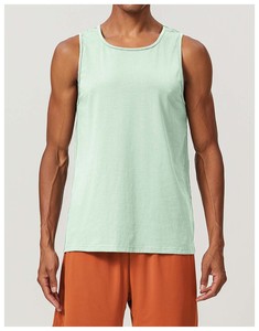 Camiseta sin Mangas Yiyi con Núcleo de Algodón, Suave como la Mantequilla, Transpirable, que Absorbe la Humedad, Diseño Atemporal, Cuello Redondo, <span class=keywords><strong>para</strong></span> Fitness y Uso Casual, <span class=keywords><strong>para</strong></span> <span class=keywords><strong>Hombre</strong></span> - Product Image 4