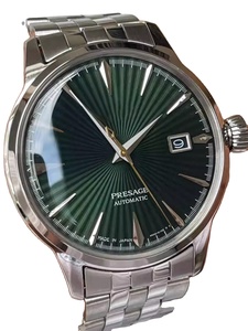 Reloj Mecánico de Lujo para Hombre con Correa de Acero Inoxidable de 20 mm de Ancho, Esfera de Cristal, Indicador de Fecha y Calendario - Product Image 5