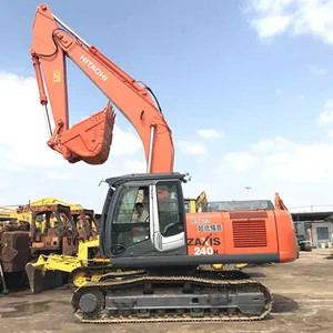 Excavatrice utilisée de chenille de 24 tonnes Hitachi ZX240 à vendre