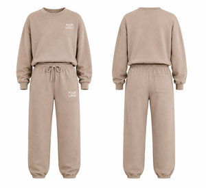 Manufacturers Custom Lounge Wear Sets <b>Women</b> Embroidered Sweatshirt <b>Jogger</b> Pants Two Piece Casual Home Travel <b>Outfit</b> OEM ODM - Product Image 2