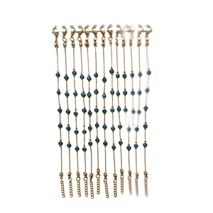 Pulsera de Cuentas de Acero Inoxidable con Incrustaciones de Circonita DAFNI BIG PAZAR - Regalo Moderno para el Día de la Madre/Del Padre o San Valentín - Product Image 1