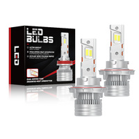 Phares LED CANBUS X9P H13 à double ventilateur 12000LM 55W H4 H7 9004 HB3 9005 HB4 9006 9007 pour voiture