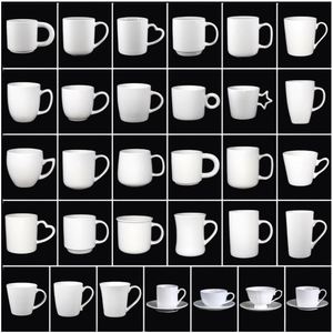 Mug à sublimation en céramique moderne blanc vierge 11oz 15oz – Entrepôt US - Product Image 6